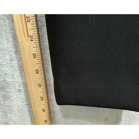 Kate Spade Pants Womens 10 Black Flat Front Mid Rise Side Zip Slim Leg Stretch - Picture 11 of 12